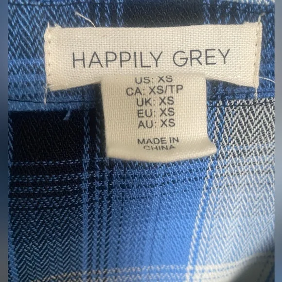 Happily Grey Flannel Shirt Dress - Picture 5 of 5